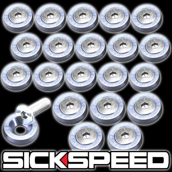 POLISHED 21PC FULL DRESS UP SET/KIT WASHERS/BOLTS FOR HONDA RUCKUS
