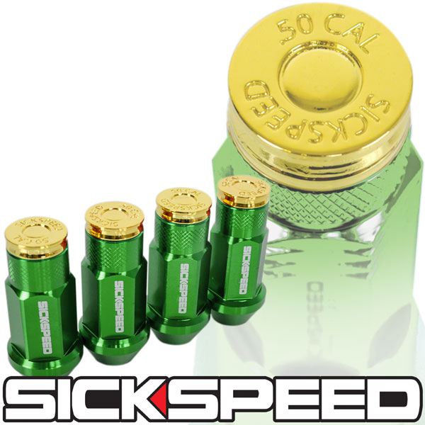 Parts Accessories Sickspeed 16 Pc Purple 50 Cal 24k Gold Bullet 50mm Lug Nuts 12x1 25 L11 Car Truck Parts