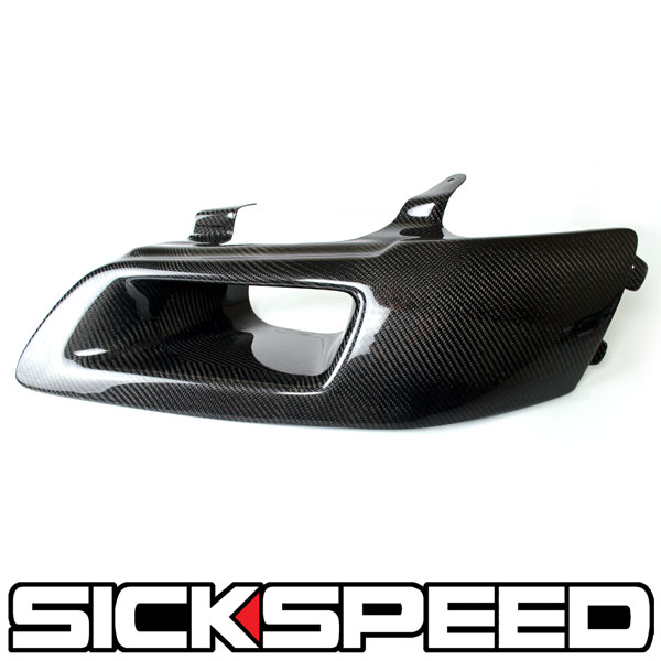 CARBON FIBER HEADLIGHT AIR INTAKE MITSUBISHI EVOLUTION 7 8 9 0307 VIII