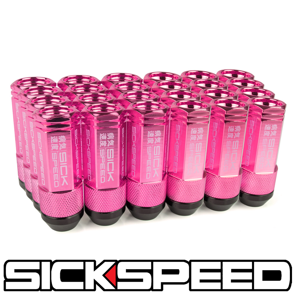 Sickspeed 20pc 24K Gold Plated Spiked Extended Lug Nuts – 60mm, 14x1.5 Thread – For Wheels/Rims