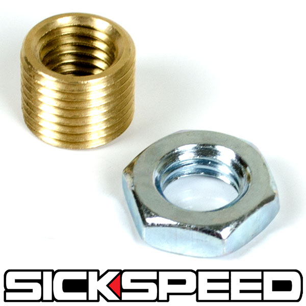 SICKSPEED SHIFT KNOB ADAPTOR STANDARD THREAD JAM NUT AND REDUCER 1/220