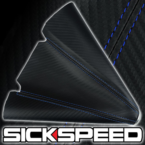 Brand New Universal HKS Carbon Fiber Leather PVC Style Green Stitch Le – JK Racing Inc - Foto 8